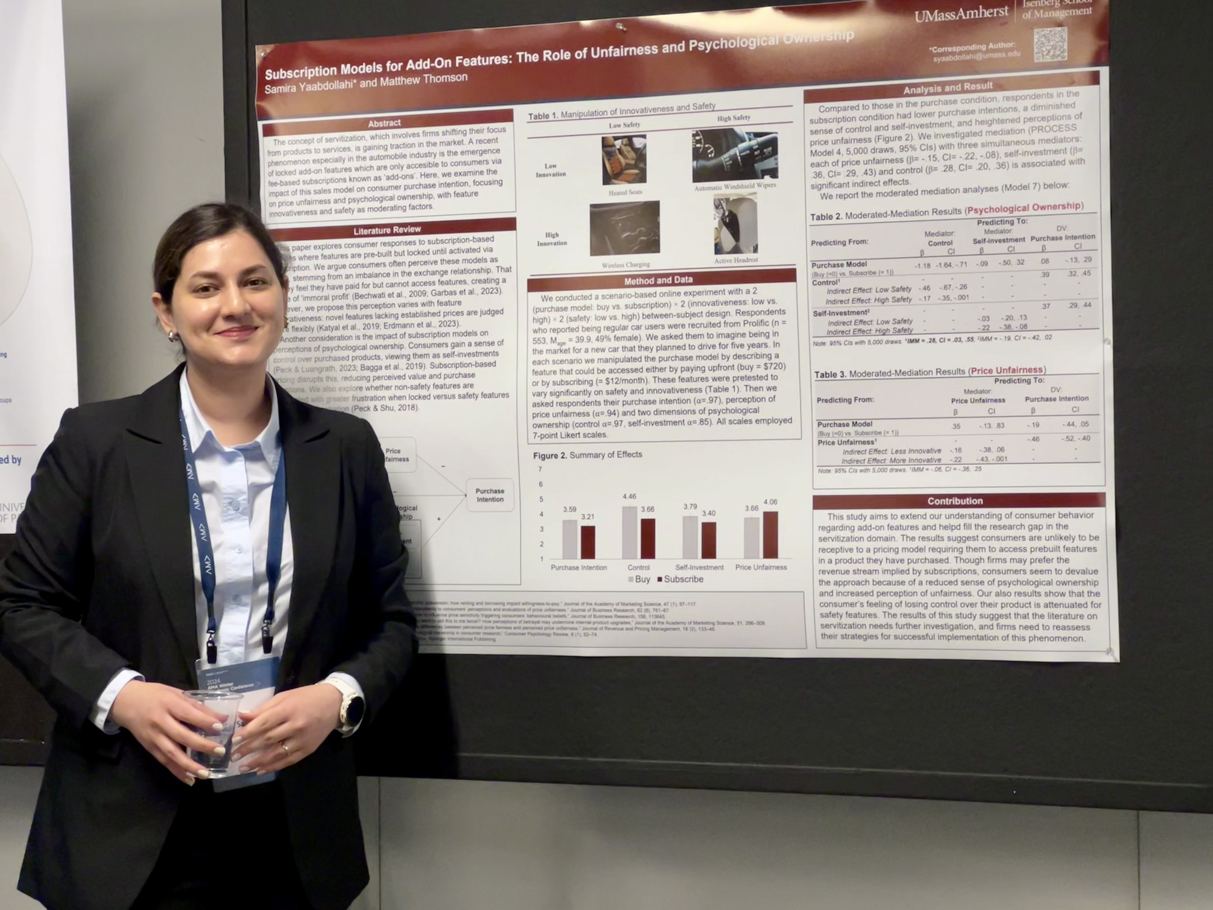 Presenting research at the AMA Winter Academic Conference in Florida