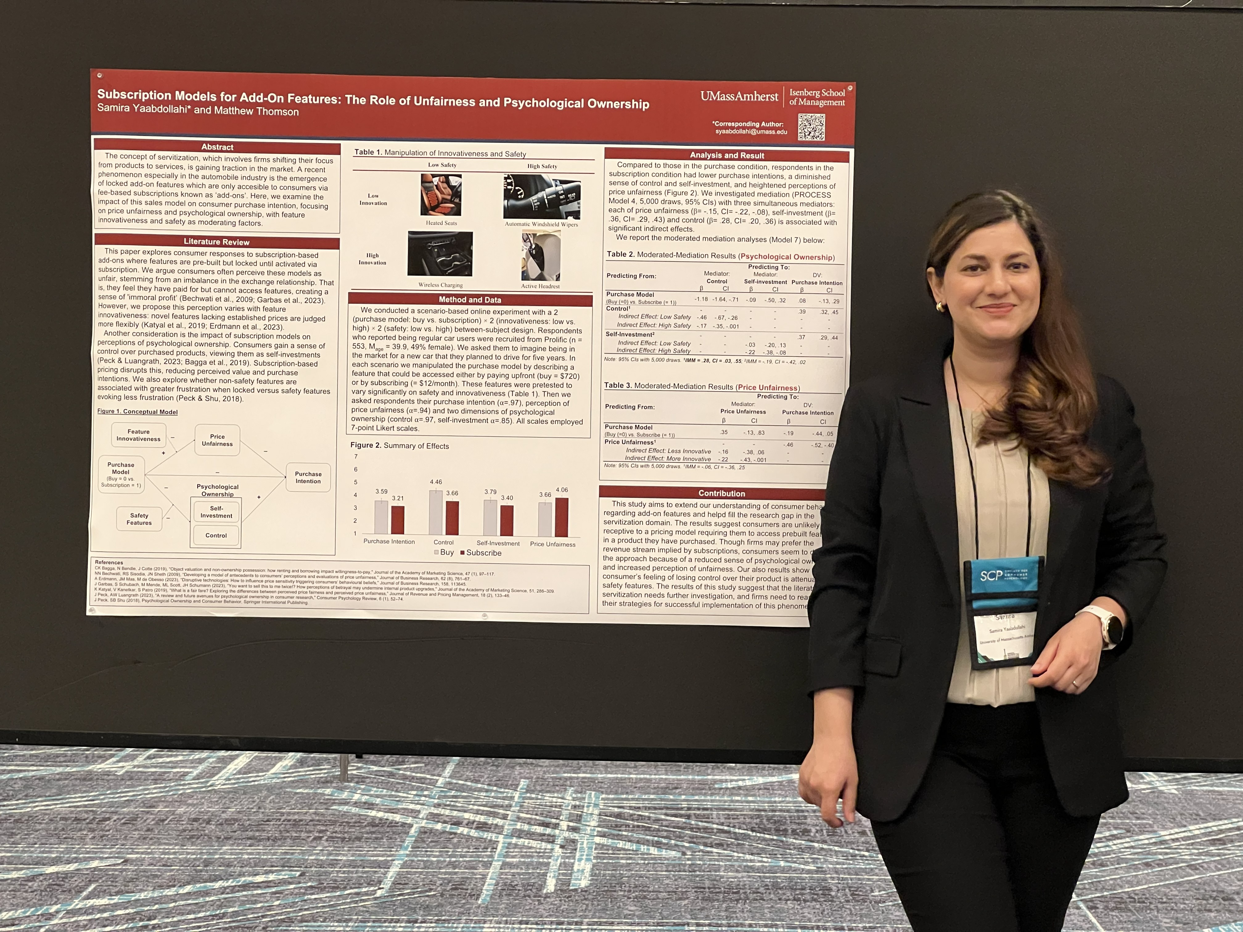 Presenting research at the Society for Consumer Psychology Conference in Nashville